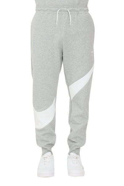 Men's Nike Gray/White Sportswear Swoosh Tech Fleece Pants
