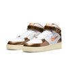 Men's Nike Air Force 1 Mid QS White/Total Orange-Ale Brown (DH5623 100)