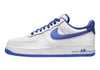 Men's Nike Air Force 1 '07 White/Medium Blue (DH7561 104)