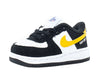 Toddler's Nike Force 1 LV8 Black/Dark Sulfur-White-Black (DH9787 002)