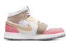 Big Kid's Jordan 1 Mid SE White/Vivid Green (DJ0338 100)