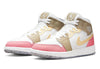 Big Kid's Jordan 1 Mid SE White/Vivid Green (DJ0338 100)