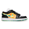 Big Kid's Jordan 1 Low SE Black/White-Team Orange (DJ6252 038)