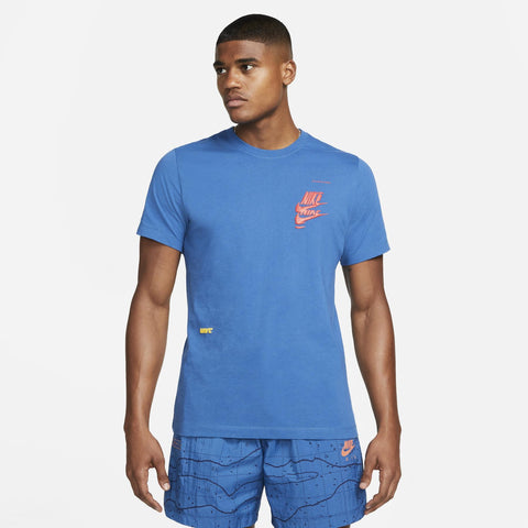 Men's Nike Blue Essentials+ Sport T-Shirt
