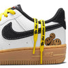 Little Kid's Nike Force 1 LV8 Wht/Anthracite-Yellow Strike (DO5856 100)