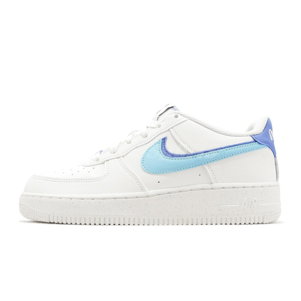 Big Kid's Nike Air Force 1 LV8 Sail/Blue Chill-Medium Blue (DQ0359 100)