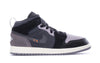 Little Kid's Jordan 1 Mid SE Craft Black/Cement Grey-Lt Graphite (DV0436 001)