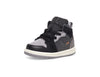Toddler's Jordan 1 Mid SE Craft Blk/Cement Grey-Lt Graphite (DV0437 001)