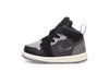 Toddler's Jordan 1 Mid SE Craft Blk/Cement Grey-Lt Graphite (DV0437 001)