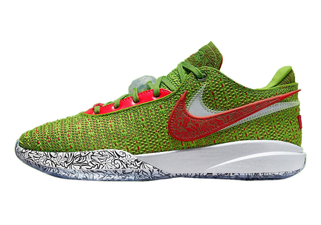 Men's Nike Lebron XX Green Apple/Reflect Silver (FJ4955 300)