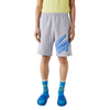 Lacoste Grey/Light Blue Oversized Crocodile Print Organic Cotton Fleece Shorts