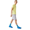 Lacoste Grey/Light Blue Oversized Croco Print Organic Cttn Fleece Shorts