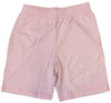 Men's Lacoste Pink Oversized Crocodile Print Organic Cttn Fleece Shorts