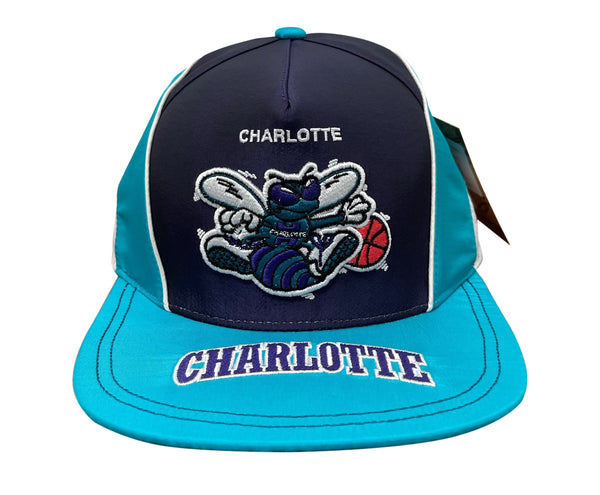 Mitchell & Ness Prpl/Tl NBA Charlotte Hornets Freethrow HWC Snapback Hat - OSFA
