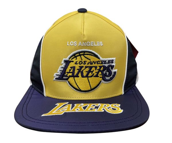 Mitchell & Ness Ylw/Pl NBA Los Angeles Lakers Freethrow HWC Snapback Hat - OSFA