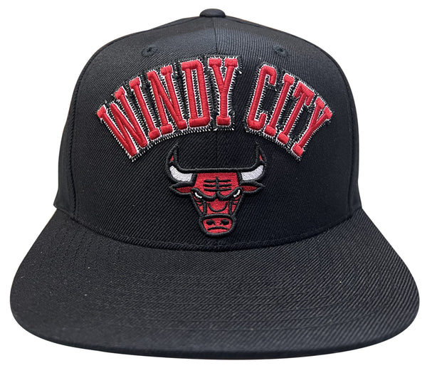 Men's Mitchell & Ness Black NBA Chicago Bulls ZZ HWC Snapback - OSFA