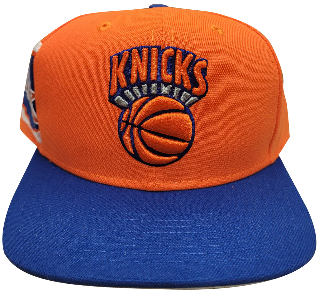 Mitchell & Ness Orange/Royal NBA New York Knicks Jumbotron HWC Snapback - OSFA