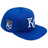 Men's Pro Standard Royal Blue MLB Kansas City Royals Logo Snapback Hat - OSFA