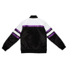 Men's Mitchell & Ness Black NBA Toronto Raptors Heavyweight Satin Jacket