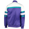 Men's Mitchell & Ness Purple NBA Utah Jazz Heavyweight Satin Jacket