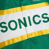 Men's Mitchell & Ness Green NBA Seattle Supersonics Heavyweight Satin Jacket