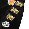 Men's Mitchell & Ness Black NBA Los Angeles Lakers City Champs Satin Jacket