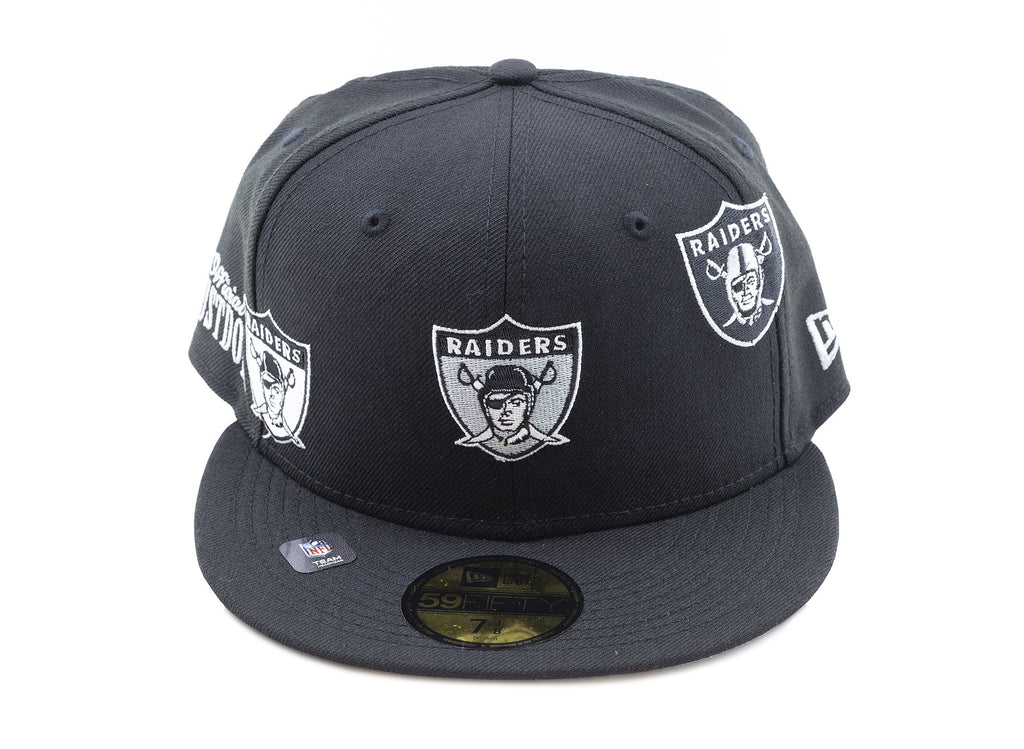 Men's New Era 59Fifty Black NFL Las Vegas Raiders Just Don Fitted