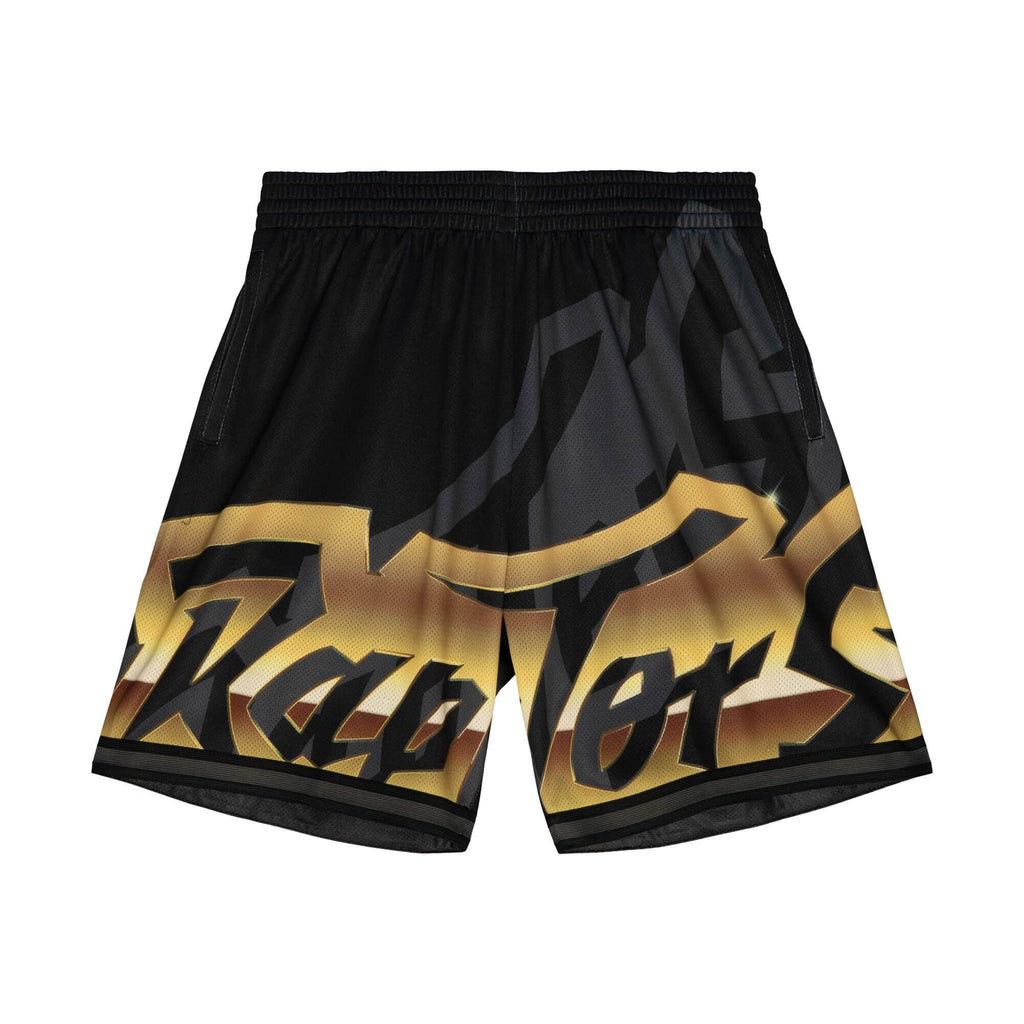 Mitchell & Ness Black NBA Toronto Raptors Big Face 4.0 Fashion Shorts