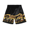 Men's Mitchell & Ness Black NBA Toronto Raptors Big Face 4.0 Fashion Shorts