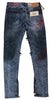 Men's Reelistik NYC Grey Skinny Fit Jeans with Double Red Stripe
