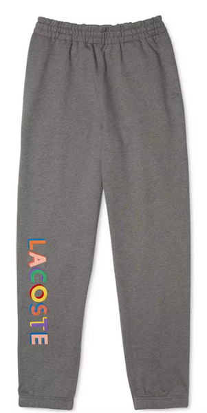 Lacoste Heather Lead L!VE Embroidered Fleece Jogging Pants
