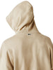 Men's Lacoste Beige Loose Fit Branded Monogram Hooded Sweatshirt