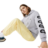 Men's Lacoste Silver Chine Hooded Print Sleeve Fleece Sweatshirt
