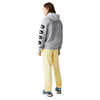 Men's Lacoste Silver Chine Hooded Print Sleeve Fleece Sweatshirt