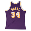 Mitchell & Ness Purple NBA Los Angeles Lakers 1996-97 Shaquille O'Neal Swingman Road Jersey