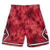 Mitchell & Ness Red NBA Chicago Bulls 1997-98 Galaxy Swingman Shorts