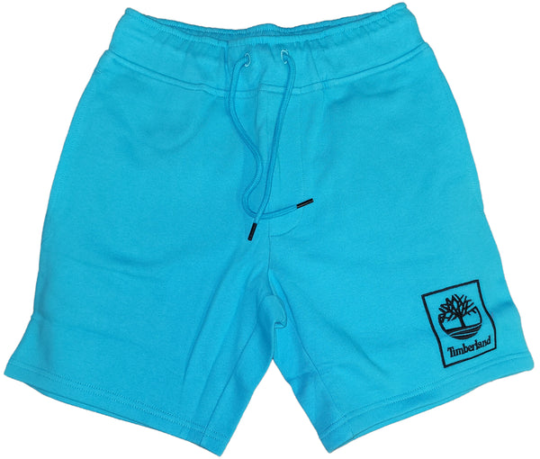 Men's Timberland Horizon Blue Stack Logo Sweatshorts