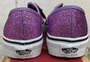 Big Kid's Vans Authentic Glitter Purple