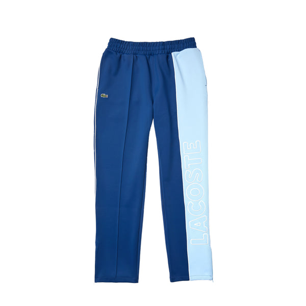 Men's Lacoste Blue L!VE Colorblock Light Neoprene Trackpants