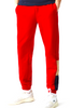 Men's Lacoste Red/Beige/Nvy Blue Branded Colorblock Fleece Jogging Pants