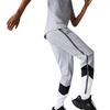 Men's Lacoste Grey Chine/Black/White Signature Striped Colorblock Fleece Jogging Pants