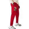 Men's Lacoste Red Pennants L Badge Fleece Tracksuit Pants