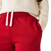 Men's Lacoste Red Pennants L Badge Fleece Tracksuit Pants