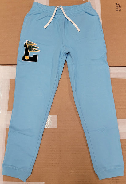Men's Lacoste Light Blue Pennants L Badge Fleece Tracksuit Pants