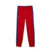 Men's Lacoste Red/Blue/White SPORT Run-Resistant Tennis Trackpants