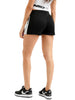 Women's Black Pyramid Black Logo Tape Shorts