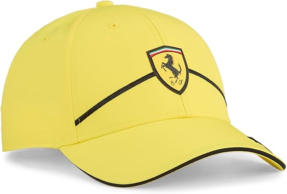 Men's Puma Ferrari Race BB Cap Speed Yellow - OSFA