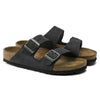 Unisex Birkenstock Arizona Soft Footbed Narrow Fit Black (0752483)