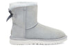 Women's UGG Mini Bailey Bow II Grey (1016501-AFG)