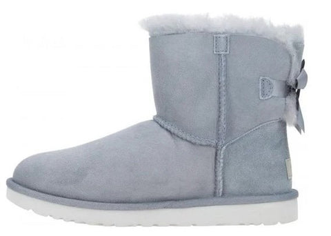 Women's UGG Mini Bailey Bow II Grey (1016501-AFG)